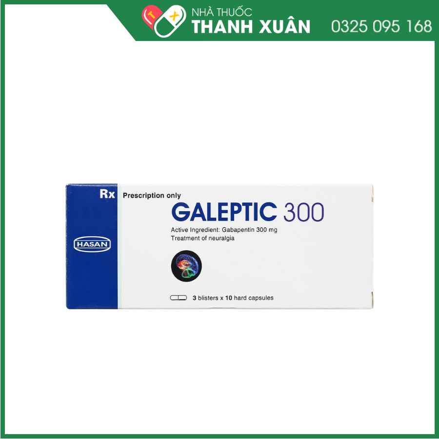 Galeptic 300 điều trị hỗ trợ trong động kinh cục bộ